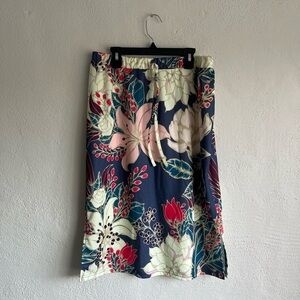 Loveu. Dear Woman Floral Midi Skirt, Size Medium